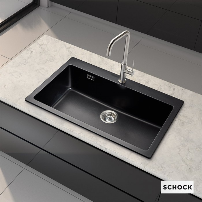 Νεροχύτες Schock Cristalite Manhattan 30080-1441 Croma (79X50cm) Ένθετος Germany