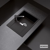 Νεροχύτες Schock Cristalite Manhattan 30170-1401 Nero (69X51cm) Ένθετος Germany