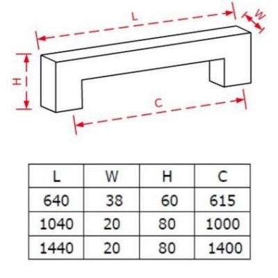 Λαβή Τζαμόπορτας Μονή Μαύρη Ματ 228 ΙΝΟΧ 304 140mm κέντρα Viobrass