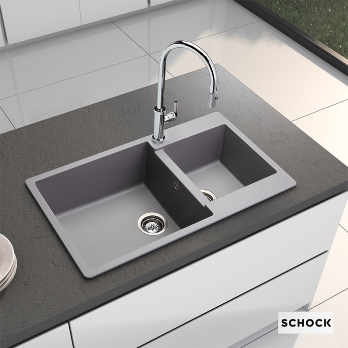 Νεροχύτες Schock Cristalite Element 31290-1451 Concrete Beton (86X50cm) Ένθετος Germany