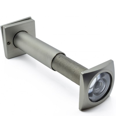 Ματάκι Εξώπορτας Τετράγωνο 60-100mm σε Νίκελ Σατινέ Perfect 410-17