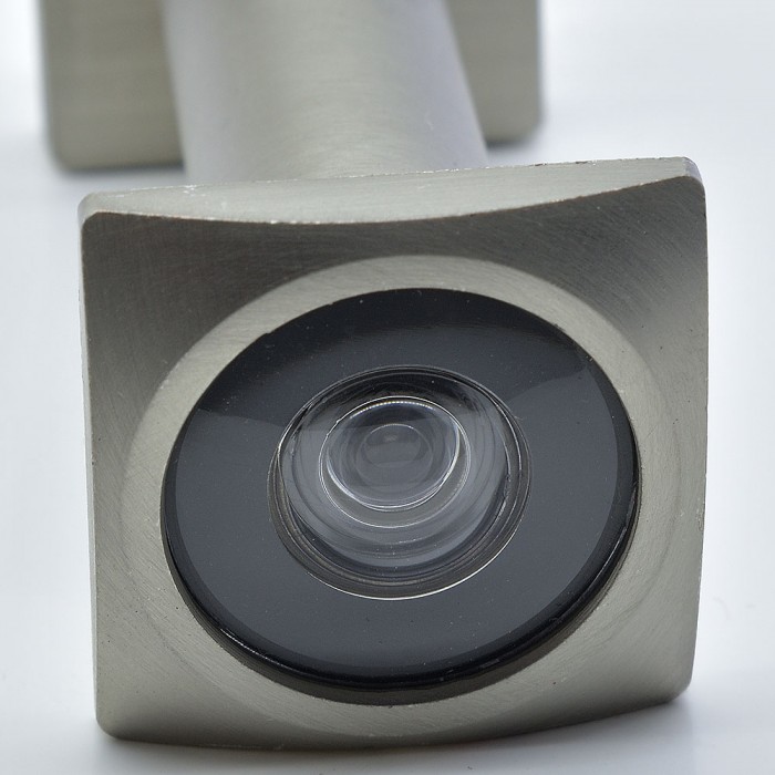 Ματάκι Εξώπορτας Τετράγωνο 60-100mm σε Νίκελ Σατινέ Perfect 410-17