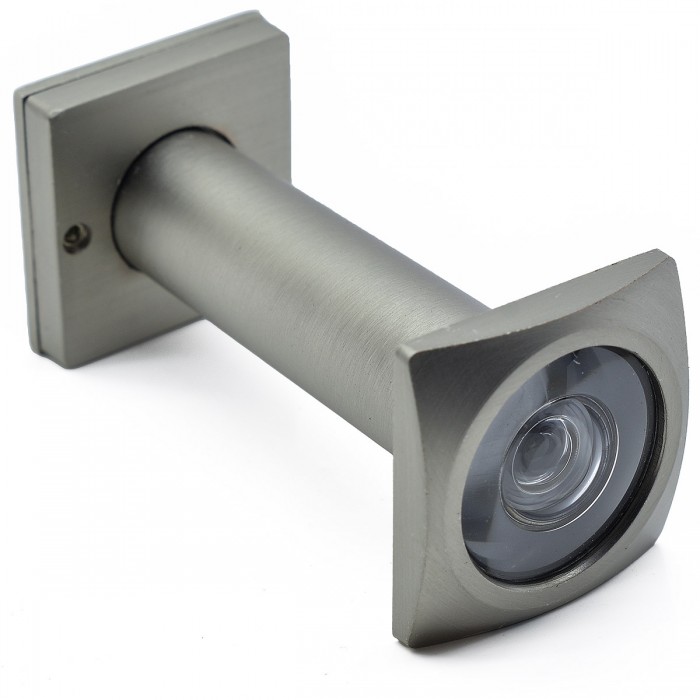 Ματάκι Εξώπορτας Τετράγωνο 60-100mm σε Νίκελ Σατινέ Perfect 410-17