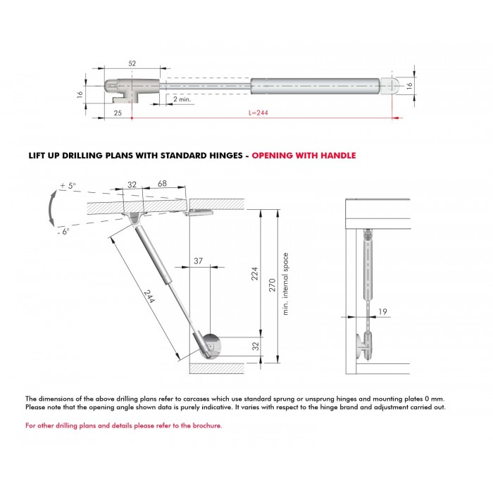 Κουμπάσιο Άνω ανοίγματος Italiana Kraby 100N