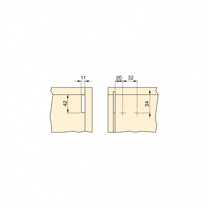 Αναρτήρας Ντουλαπιών Γκρι Δεξιός -R- Emuca 4342405