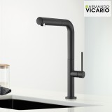 Μπαταρία κουζίνας Tozo 48580-400 Black Matt Armando Vicario Italy