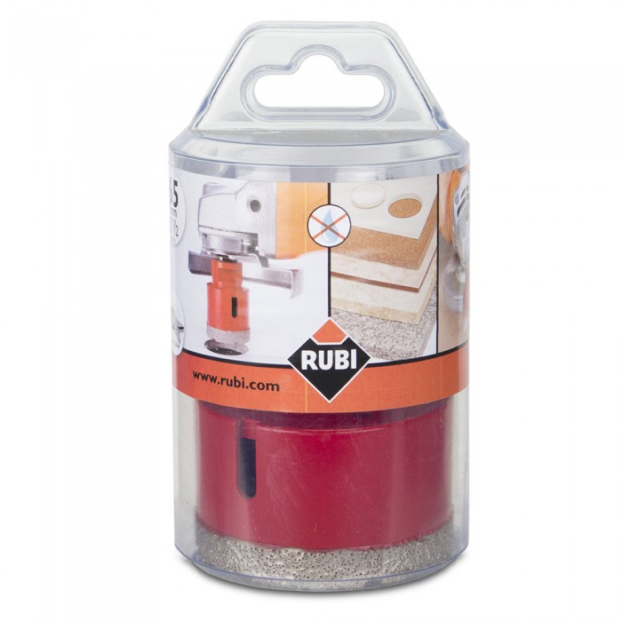 Τρυπάνι Διαμαντιού για γυαλί, κεραμικά, πλακίδια  65mm Rubi Diamant Dry Gres4Drill 4916