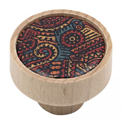 Πομολάκι επίπλου Ø3.6cm ξύλινο 509 Λαχούρι Roline 