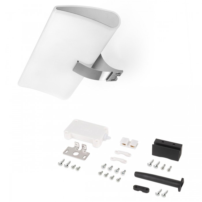 Απλίκα Μπάνιου LED πάνω από καθρέφτη, 30cm, IP44, ψυχρό λευκό φως, κατασκευή από πλαστικό επιχρωμιωμένο 5150211