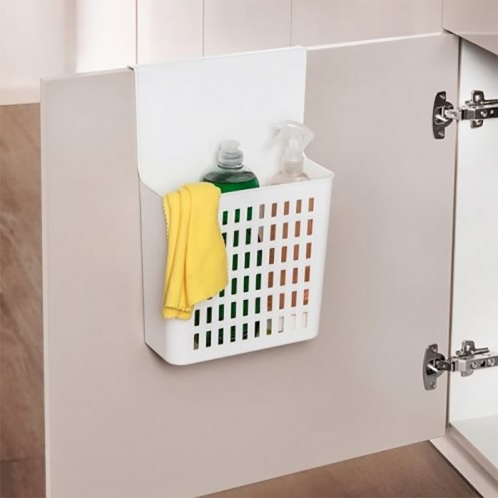 Λευκή Θήκη οργάνωσης Αντικειμένων για πόρτα κουζίνας WENKO 24 x 35,5 x 12 cm 547891121