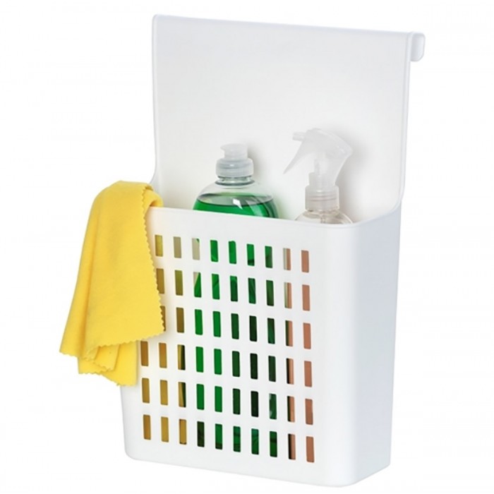 Λευκή Θήκη οργάνωσης Αντικειμένων για πόρτα κουζίνας WENKO 24 x 35,5 x 12 cm 547891121