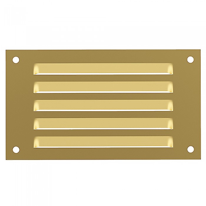 Κάλυμμα Σχάρας Αερισμού 5x8.5cm Αλουμίνιο Χρυσό