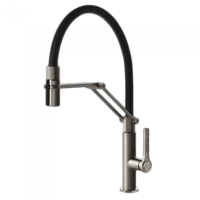 Μπαταρία Κουζίνας με ντους 2 ροών Gessi Officine 60055-149 Inox