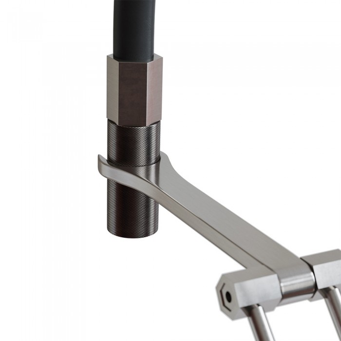 Μπαταρία Κουζίνας με ντους 2 ροών Gessi Officine 60055-149 Inox