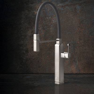 Μπαταρία Κουζίνας με ντους Gessi Happy 60061-149 Inox