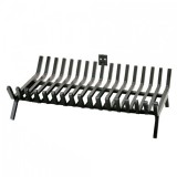 Σχάρα Ζωγομετάλ 651 σε Μαύρο Χωρίς Σταχτοθήκη 62 x 42 cm