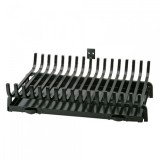 Σχάρα Ζωγομετάλ 658 σε Μαύρο με Σταχτοθήκη 68 x 47 cm