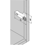 Φρένο BLUM 971A0700 με αντάπτορα για βίδωμα στο πλαϊνό με ύψος κατασκευής 25mm