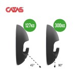 Παιδική Κρεμάστρα Πλαστική Μαύρη (1Τεμάχιο) 119,3mm Napier Emuca 7200014