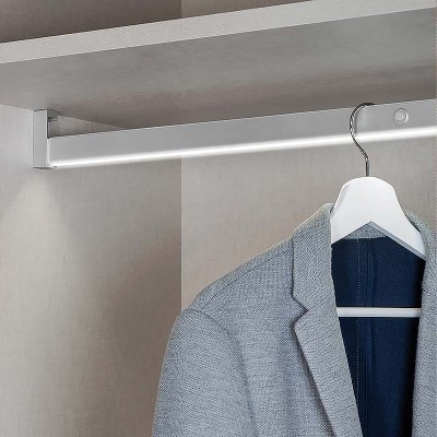 Φωτιζόμενος Σωλήνας Ρούχων Ντουλάπας Emuca Castor 5074062 Μήκους 55,8cm