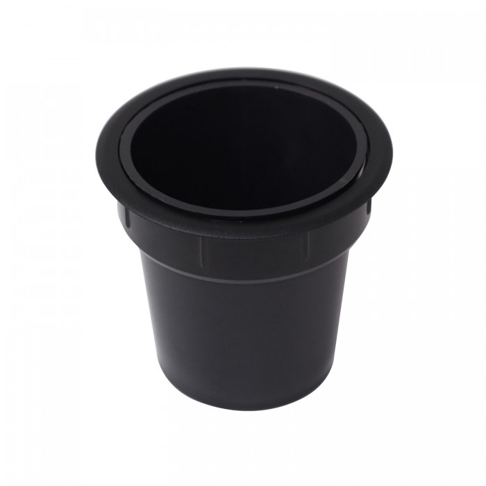 Πλαστικό Δοχείο Γραφείου για Μολύβια και άλλα αντικείμενα Ø80mm Emuca 3920317 Μαύρο