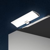 Απλίκα Μπάνιου LED πάνω από καθρέφτη, 30cm, IP44, ψυχρό λευκό φως, κατασκευή από πλαστικό επιχρωμιωμένο 5150211