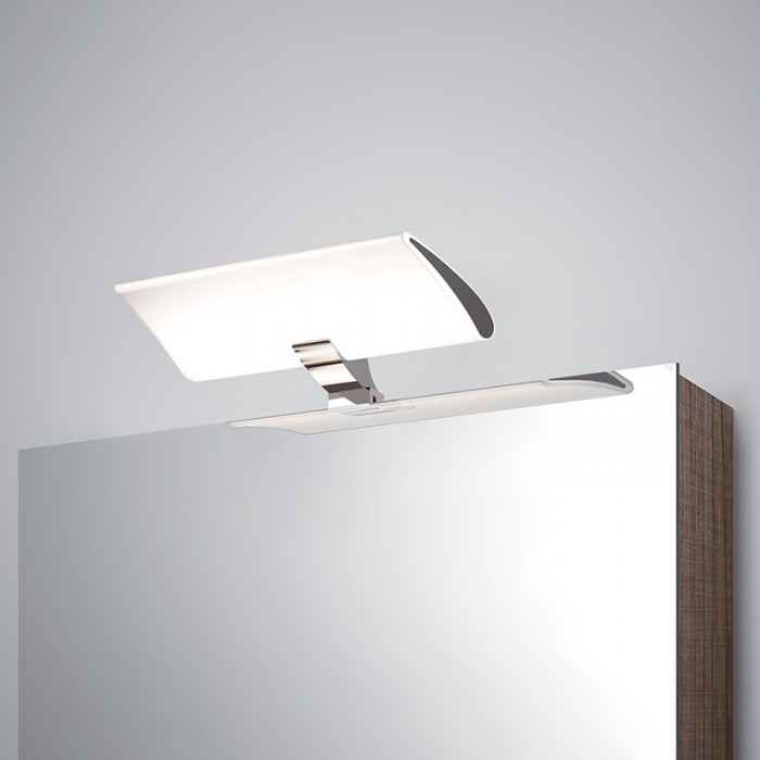 Απλίκα Μπάνιου LED πάνω από καθρέφτη, 30cm, IP44, ψυχρό λευκό φως, κατασκευή από πλαστικό επιχρωμιωμένο 5150211