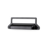 Λαβή επίπλων Accra iami, Zamak, Μαύρο βαμμένο 9,6cm Emuca 9358014