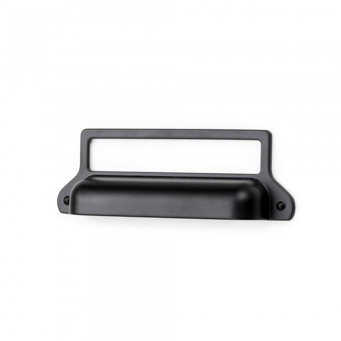 Λαβή επίπλων Accra iami, Zamak, Μαύρο βαμμένο 9,6cm Emuca 9358014