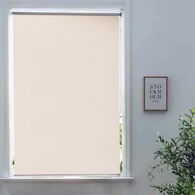 Ρόλερ Σκίασης Ημιδιαπερατό Τυποποιημένης Διάστασης 120 x 230cm σε χρώμα Μπέζ με Πλαστική Αλυσίδα Frans Interior Design