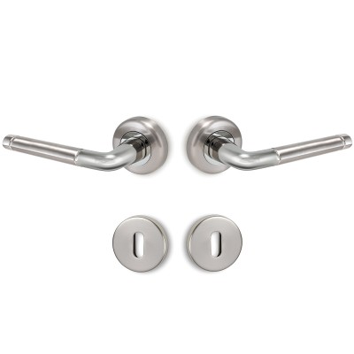 Πόμολα πόρτας χειρολαβές (Ζεύγος) με ροζέτα C1255