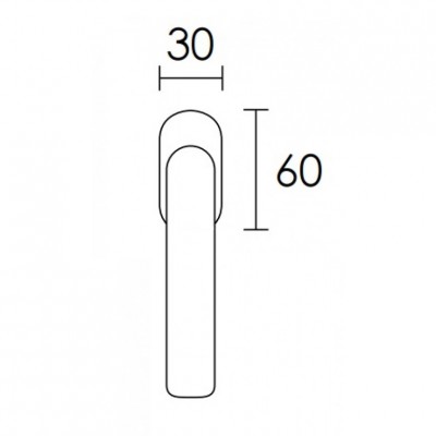 Γρυλόχερο Κουφώματος Conset c1455 σε Ματ Άσπρο