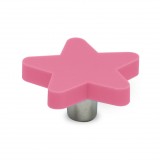 Παιδικό Πομολάκι Επίπλου Αστεράκι Ροζ conset c849-p18x08