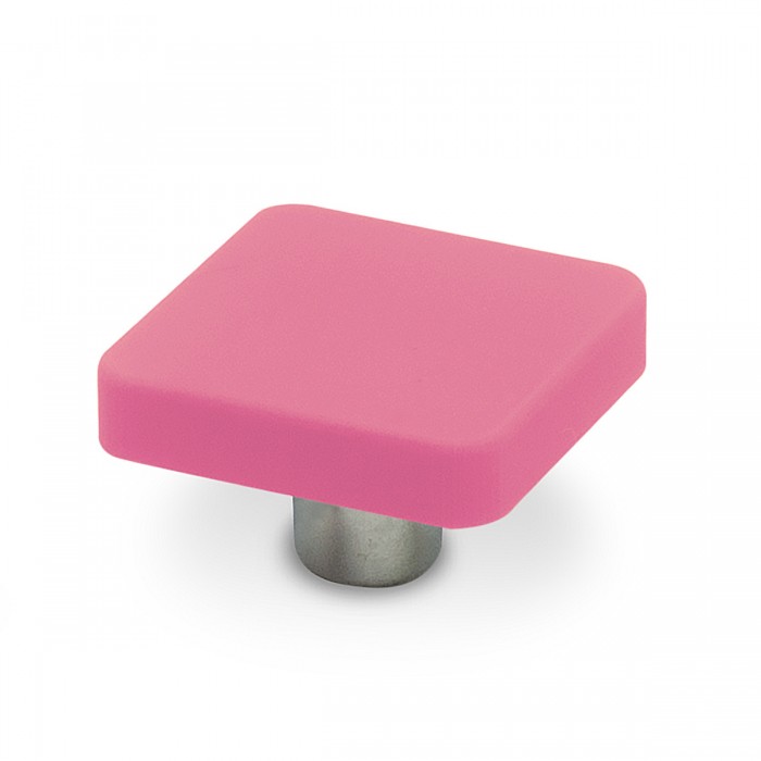 Παιδικό Πομολάκι Επίπλου Τετράγωνο Ροζ conset c849-p20x08