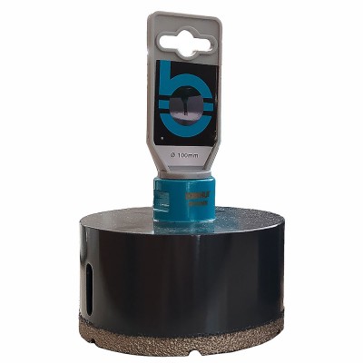 Τρυπάνι Διαμαντιού για γυαλί, κεραμικά, πλακίδια  100mm Bihui Dry Tile Drill Professional Tiling Tools DBDF100