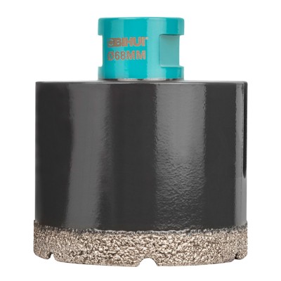 Τρυπάνι Διαμαντιού για γυαλί, κεραμικά, πλακίδια  68mm M14 Bihui Dry Tile Drill Professional Tiling Tools DBDF68