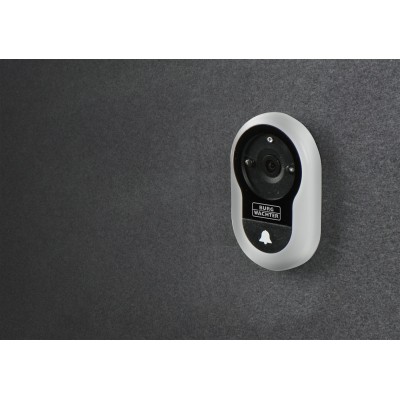 Κάμερα για Αντικατάσταση του Ματιού της Πόρτας με Εγχρωμη Οθόνη 4″ TFT Door eGuard DG 8200 Burg Wachter Ασημί