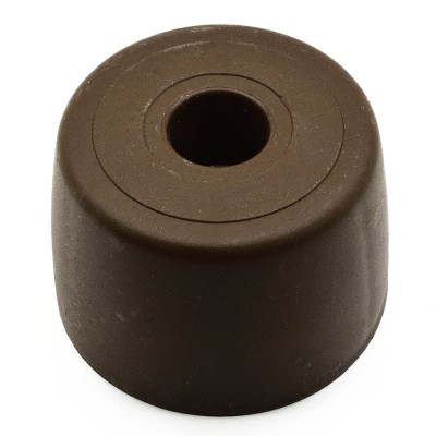 Πόδι Πλαστικό για έπιπλα Στρογγυλό με ύψος 40 mm και διάμετρο 50mm Καφέ φινίρισμα σειρά 4118