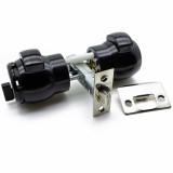 Κλειδαριά Πομόλου για Μπάνιο (WC) Meroni χωρίς Κλειδί Σειρά NOVA N12 NE Μαύρη