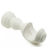 Στήριγμα ξύλινου κουρτινόξυλου Λευκό Φ35