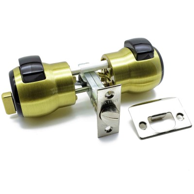 Κλειδαριά Πομόλου για Μπάνιο (WC) Meroni χωρίς Κλειδί Σειρά NOVA N12 US4 Χρυσή ματ