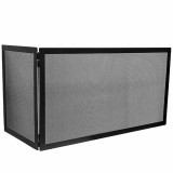 Μεταλλική Κάλυψη τζακιού 500 σε Χρώμα Μαύρο 90x55x40