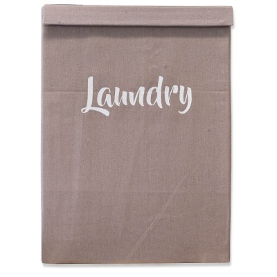 Καλάθι Απλύτων CHIOS HELLAS 31542 Υφασμάτινο Ορθογώνιο Ροζ 40Χ30Χ55 CM