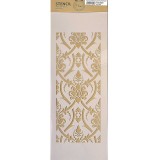 Stencil για Διακόσμηση Τοίχου Braided Damask Fleur 18x50cm 75096