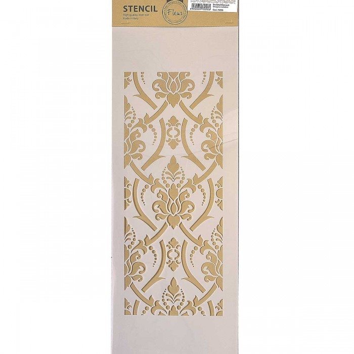 Stencil για Διακόσμηση Τοίχου Braided Damask Fleur 18x50cm 75096