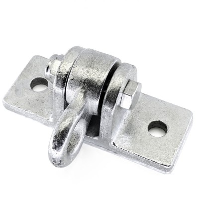 Κουζινέτο κούνιας για οριζόντιο επίπεδο 13cm x 5cm απο Θερμογαλβανισμένο χάλυβα βαρέως τύπου.