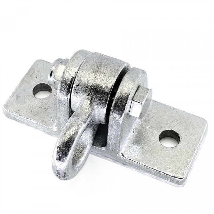 Κουζινέτο κούνιας για οριζόντιο επίπεδο 13cm x 5cm απο Θερμογαλβανισμένο χάλυβα βαρέως τύπου.