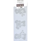 Stencil για Διακόσμηση Τοίχου Teddy Bear ToDo Creative Ideas 15x40cm 71653