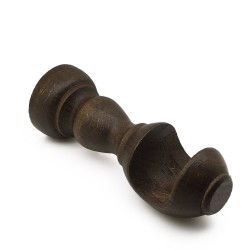 Στήριγμα ξύλινου κουρτινόξυλου Καρυδιά Φ28