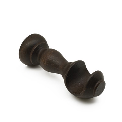 Στήριγμα ξύλινου κουρτινόξυλου Καρυδιά Φ23